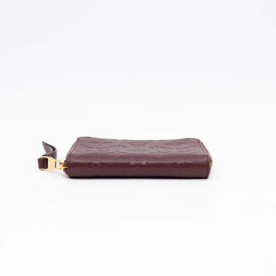 Secret Compact Wallet Burgundy Monogram Empreinte