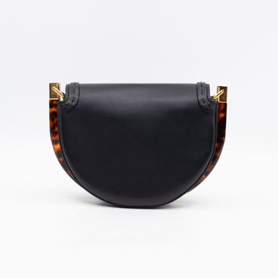 Moonlight Crossbody Bag Black Leather