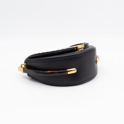 Moonlight Crossbody Bag Black Leather