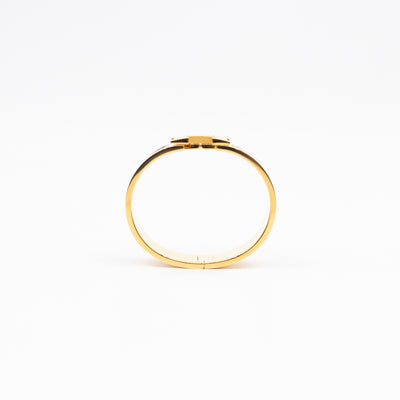 Clic Clac H Bracelet GM Black & Gold