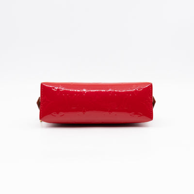 Cosmetic Pouch PM Red Vernis Leather