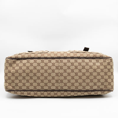 Double Pocket Hobo Bag GG Supreme Canvas