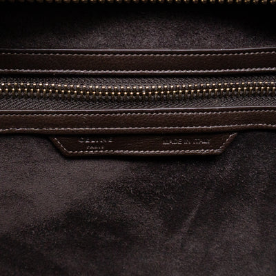 Mini Luggage Dark Brown Leather