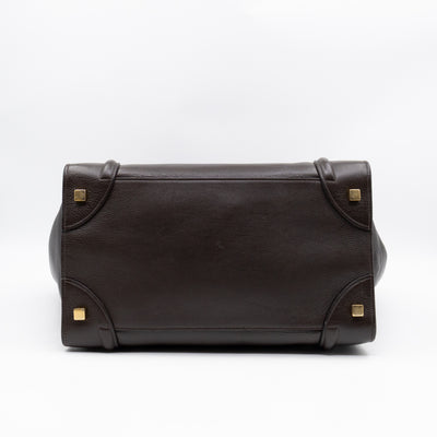 Mini Luggage Dark Brown Leather