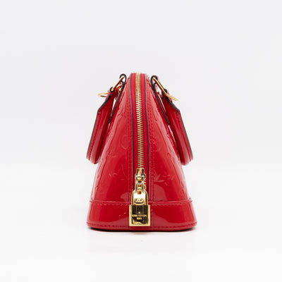 Alma BB Red Vernis Leather