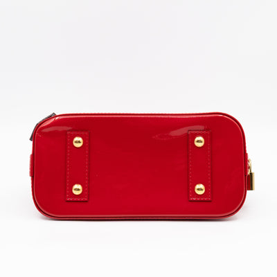 Alma BB Red Vernis Leather