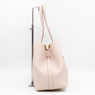 Blossom Tote Medium Sakura Pink Grained Leather