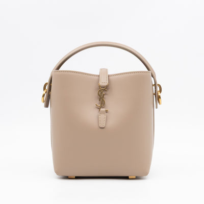 Le 37 Mini Dark Beige Shiny Leather