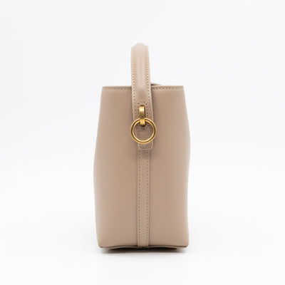 Le 37 Mini Dark Beige Shiny Leather