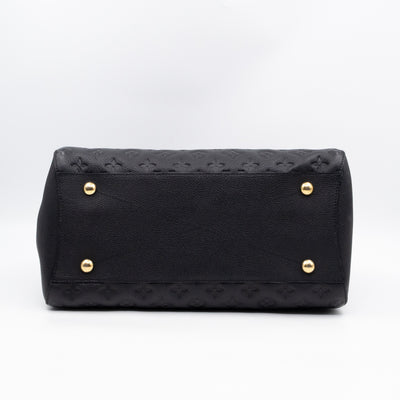 Montaigne GM Black Monogram Empreinte