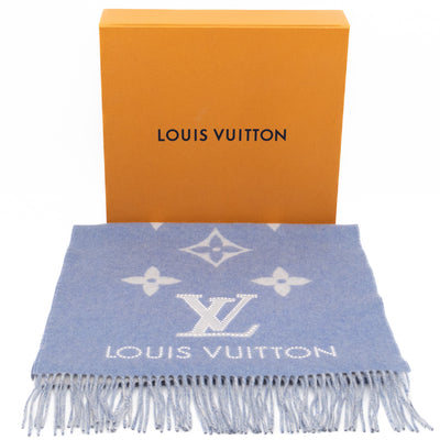 Reykjavik Studded Cashmere Scarf Blue