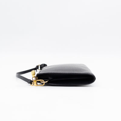 Pochette Accessoires Black Epi Leather