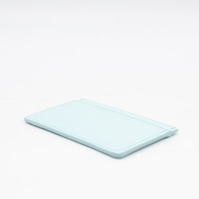 Card Holder Light Blue Epi Leather