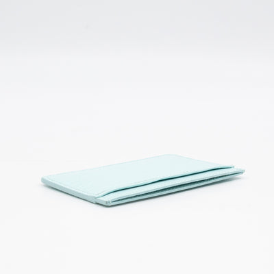 Card Holder Light Blue Epi Leather
