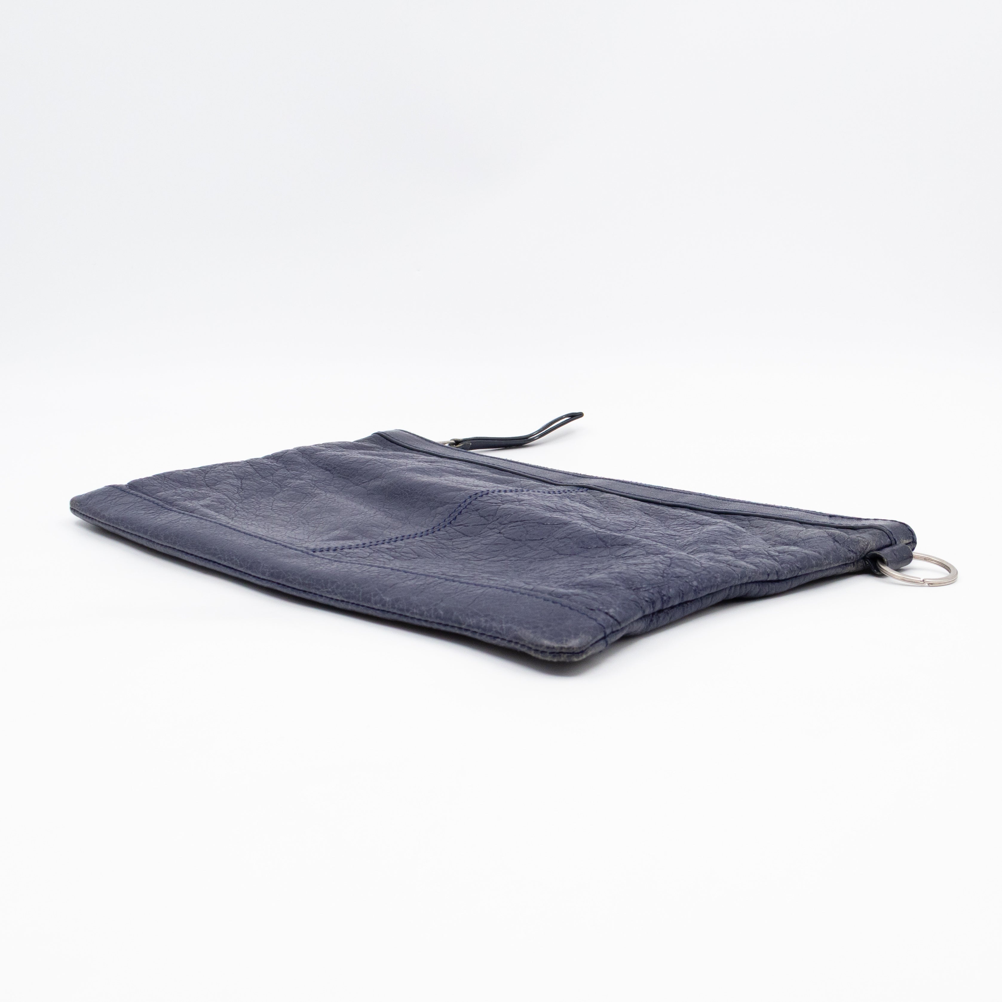 Giant 12 Clip M Clutch Blue Leather
