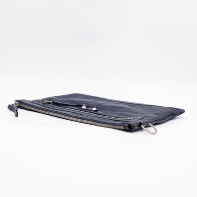 Giant 12 Clip M Clutch Blue Leather