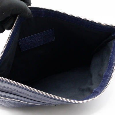 Giant 12 Clip M Clutch Blue Leather