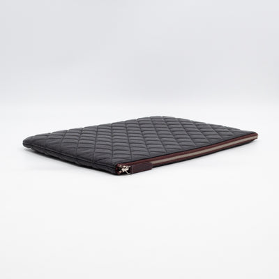 O Case Large Black Caviar Leather