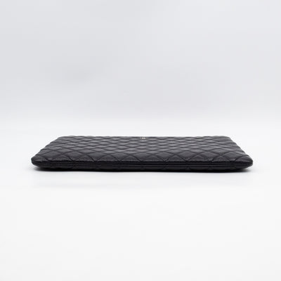 O Case Large Black Caviar Leather