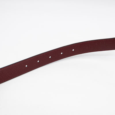 Dauphine Reversible Belt Monogram Cherry Red 85 cm