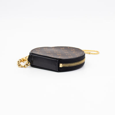 Micro Boite Chapeau Coin Purse Monogram Black