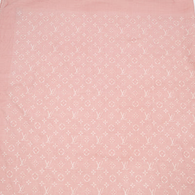 Summer Stardust Jacquard Shawl Pink