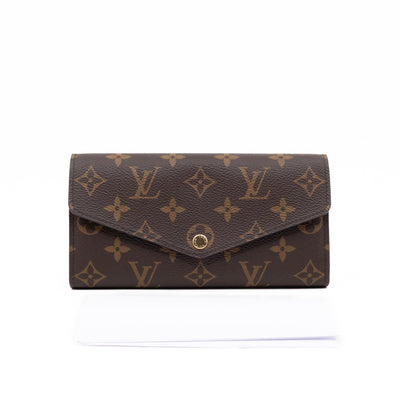 Sarah Wallet Monogram Rose Ballerine