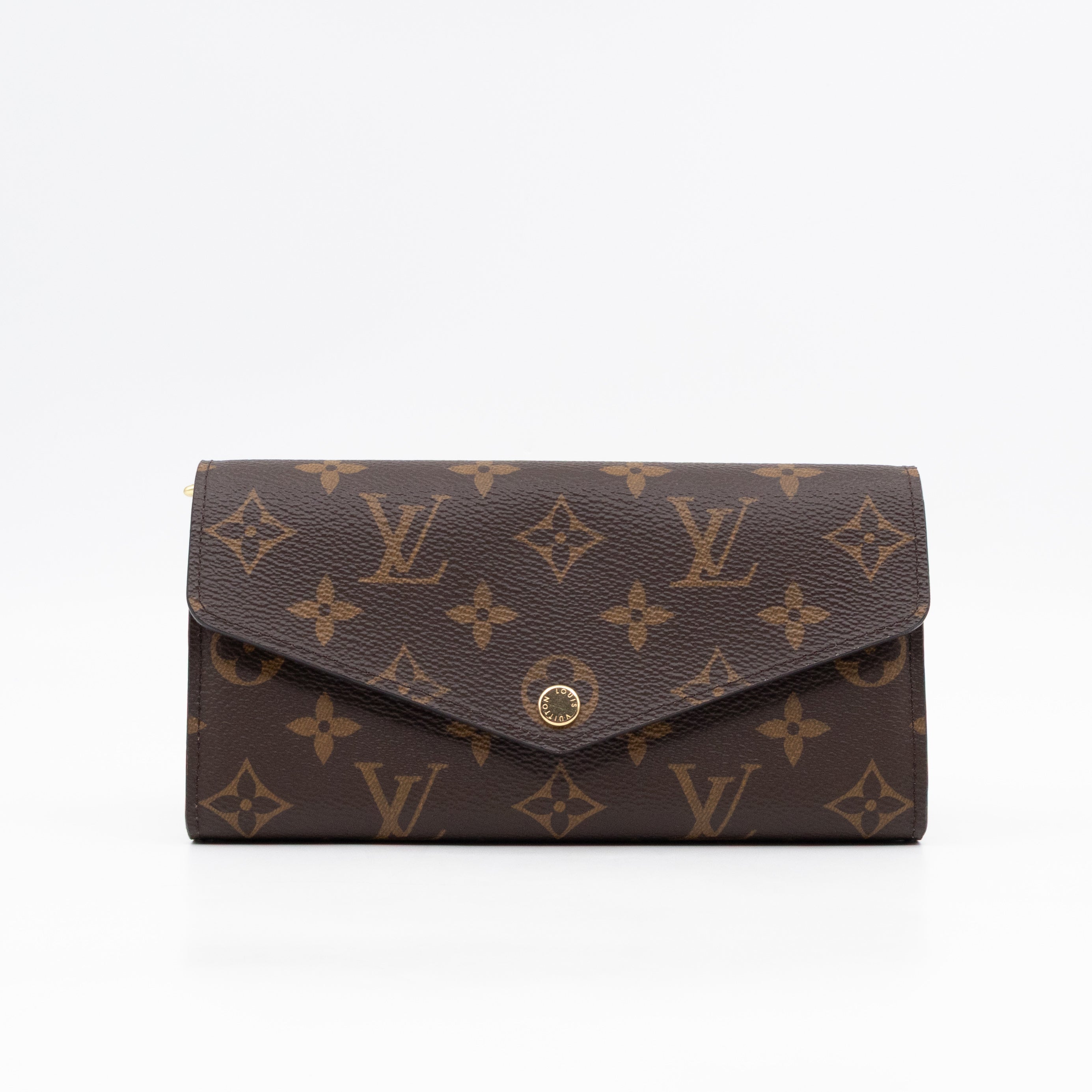 Sarah Wallet Monogram Rose Ballerine
