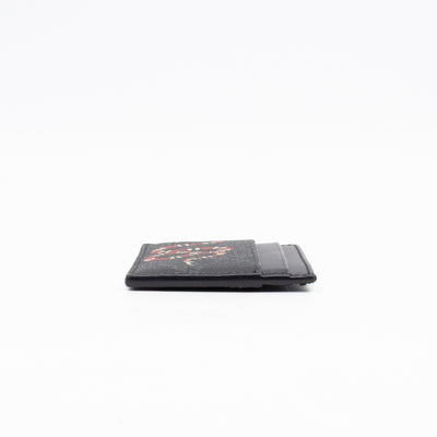 King Snake Card Holder Black GG Supreme