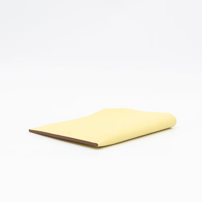 Tarmac Passport Holder Jaune Poussin Epsom Calfskin
