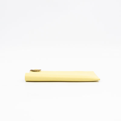 Tarmac Passport Holder Jaune Poussin Epsom Calfskin