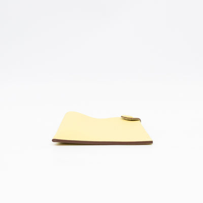 Tarmac Passport Holder Jaune Poussin Epsom Calfskin
