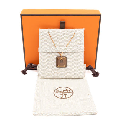 As de Coeur Pendant Necklace Etoupe