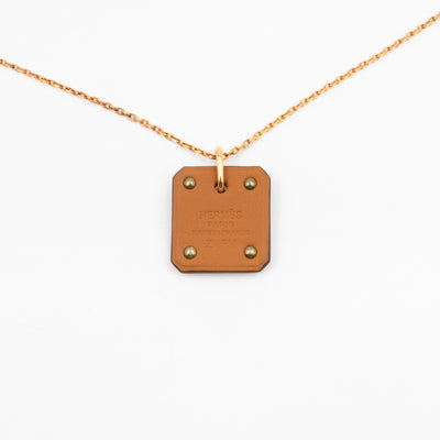As de Coeur Pendant Necklace Etoupe