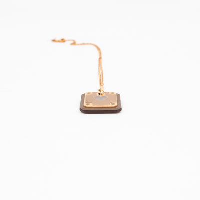 As de Coeur Pendant Necklace Etoupe