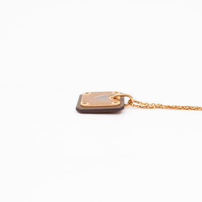 As de Coeur Pendant Necklace Etoupe