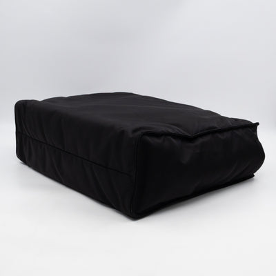 Front Pocket Tote Tessuto Nylon Black