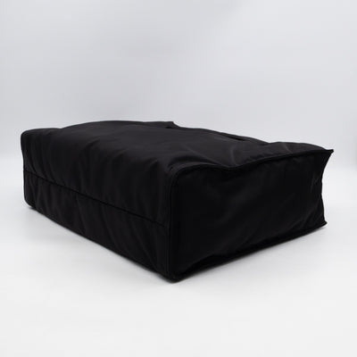 Front Pocket Tote Tessuto Nylon Black