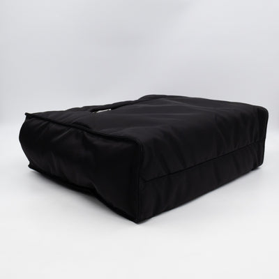 Front Pocket Tote Tessuto Nylon Black