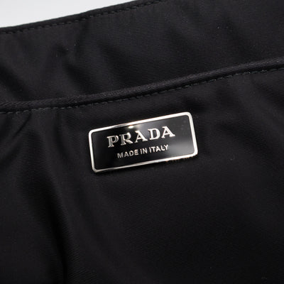 Front Pocket Tote Tessuto Nylon Black