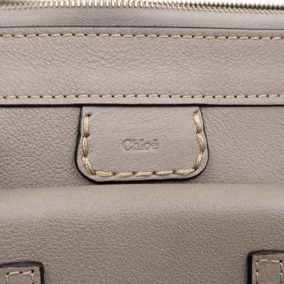 Edith Small Pouch Grey Leather