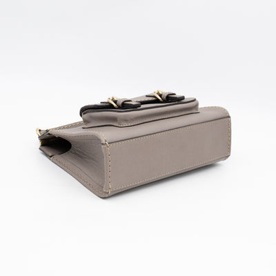 Edith Small Pouch Grey Leather