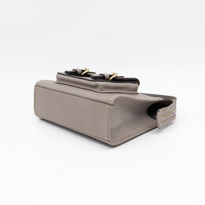 Edith Small Pouch Grey Leather