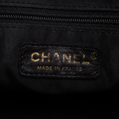 Timeless CC Half Moon Hobo Bag Black Caviar Leather