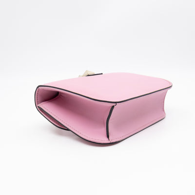 Small Glam Lock Rockstud Flap Bag Pink