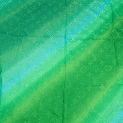 Tie & Gram Monogram Shawl Green