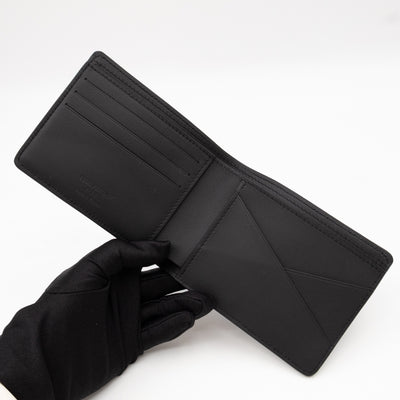 Multiple Wallet Aerogram Black Leather