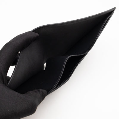 Multiple Wallet Aerogram Black Leather