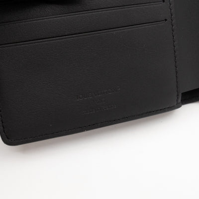 Multiple Wallet Aerogram Black Leather