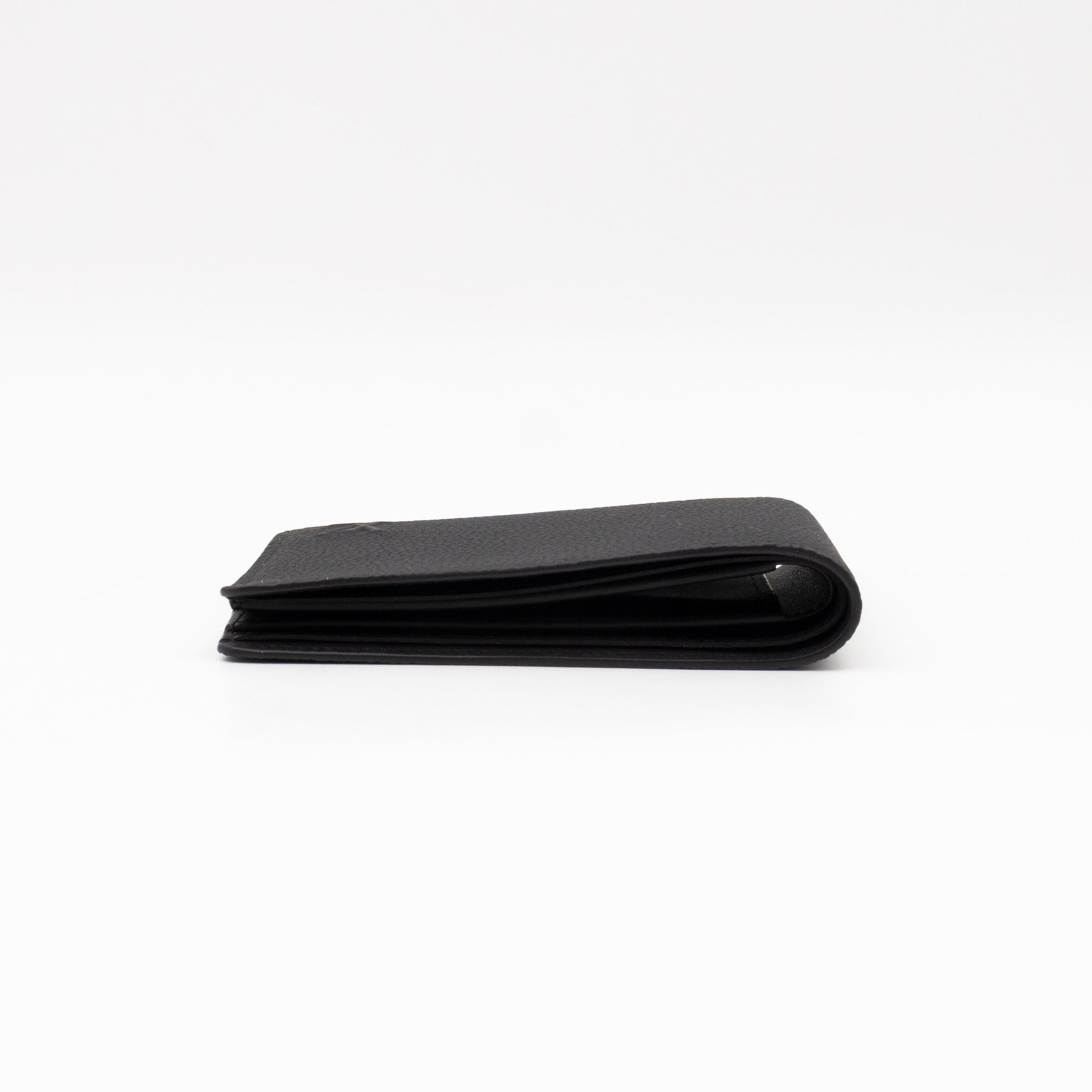 Multiple Wallet Aerogram Black Leather